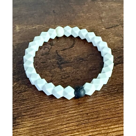 White Lokai Silicon Bracelet - Picture 2 of 3